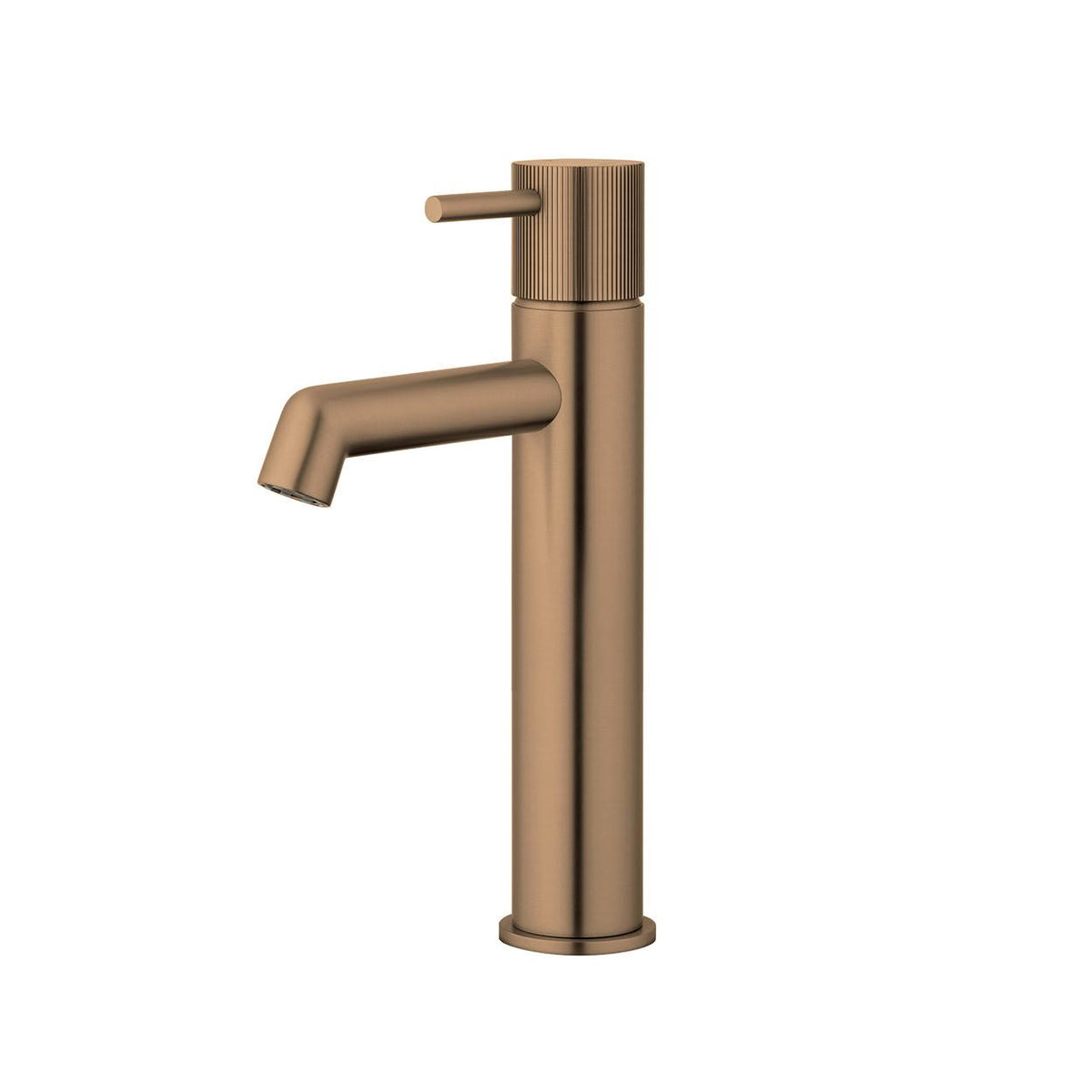 Voda Onyx Basin Mixer - Mid Rise - Brushed Bronze