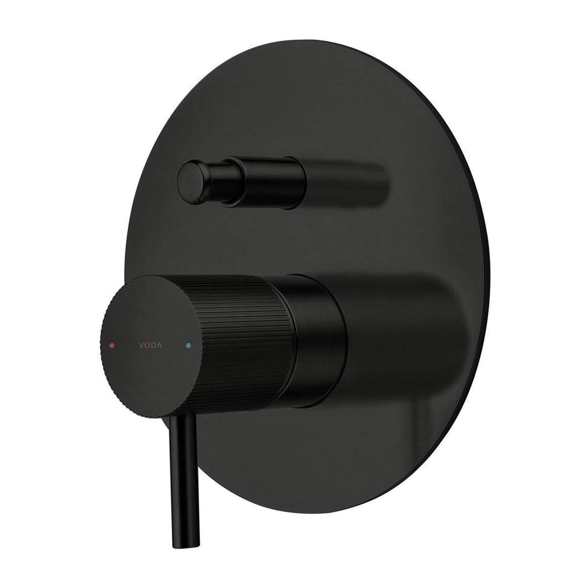 Voda Onyx Shower Mixer with Diverter - Brushed Black