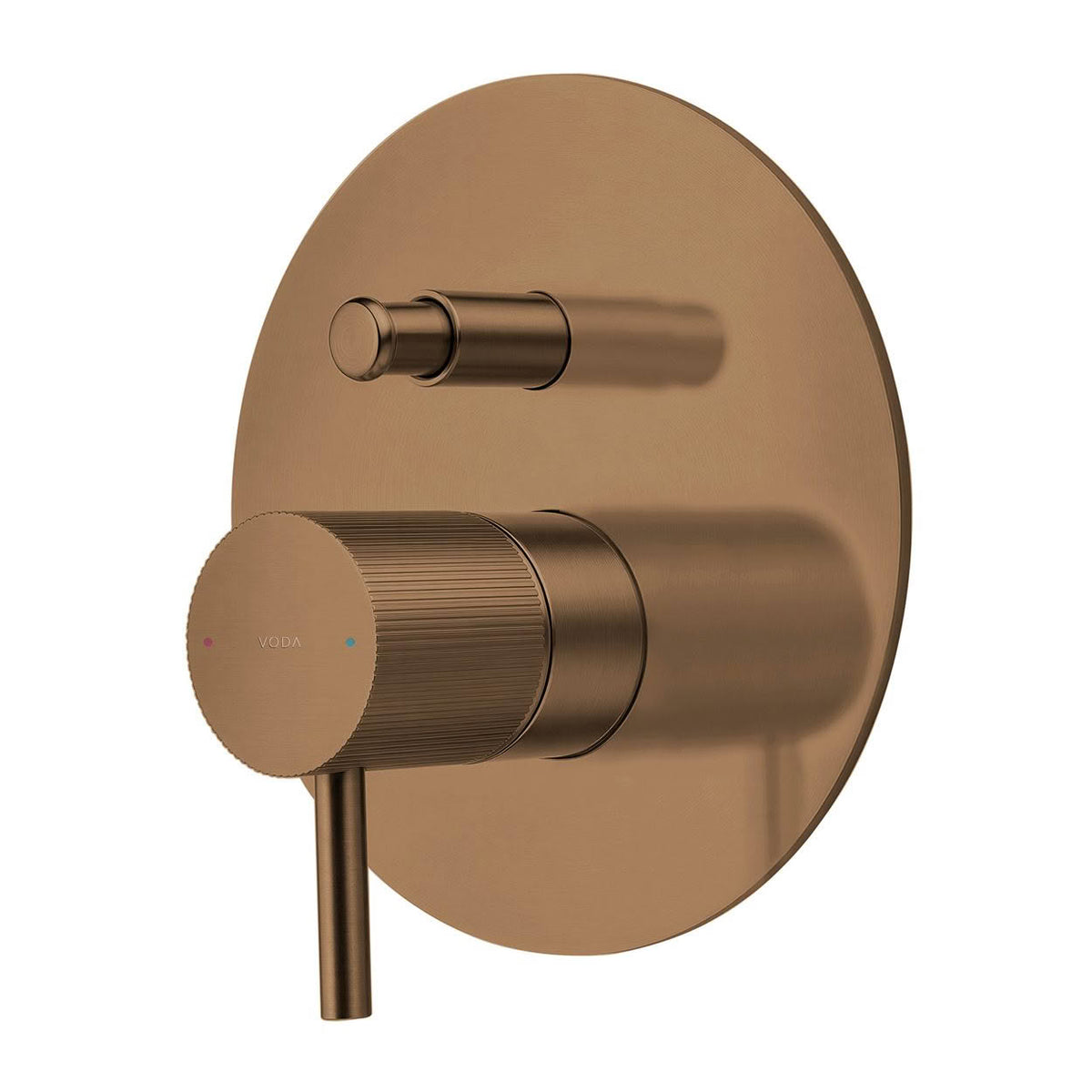 Voda Onyx Shower Mixer with Diverter - Brushed Bronze