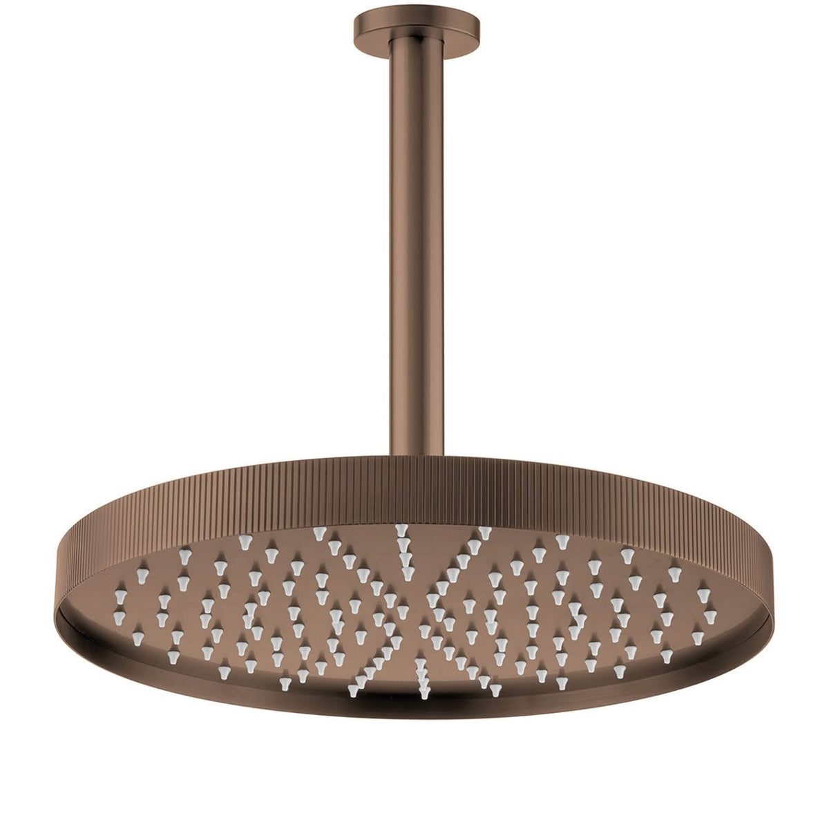 Voda Onyx Shower Drencher - Ceiling Mount - Brushed Bronze