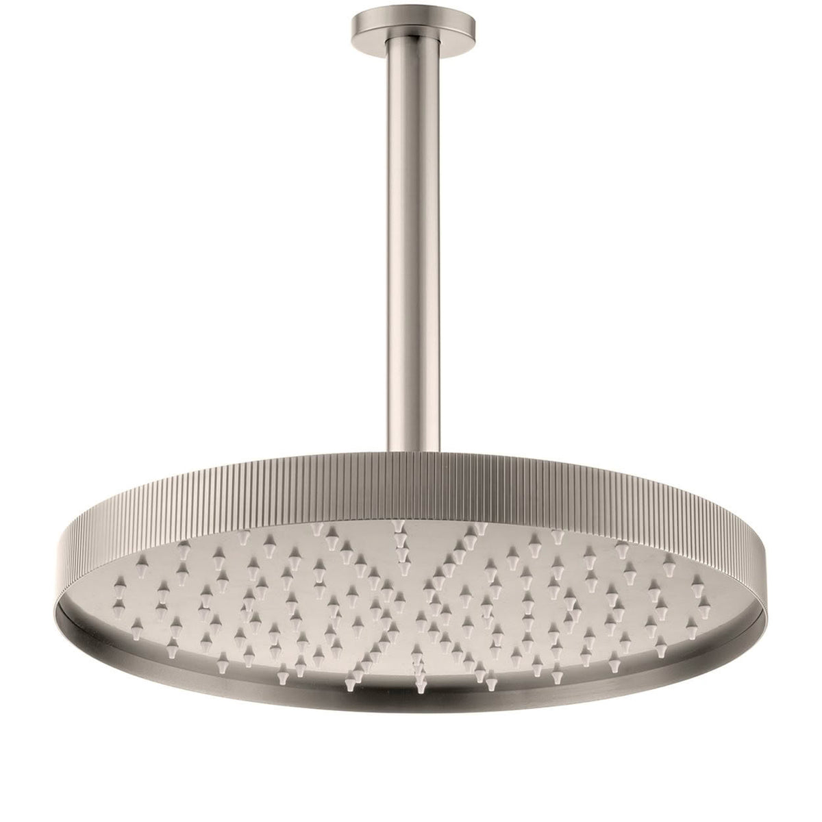 Voda Onyx Shower Drencher - Ceiling Mount - Brushed Stainless