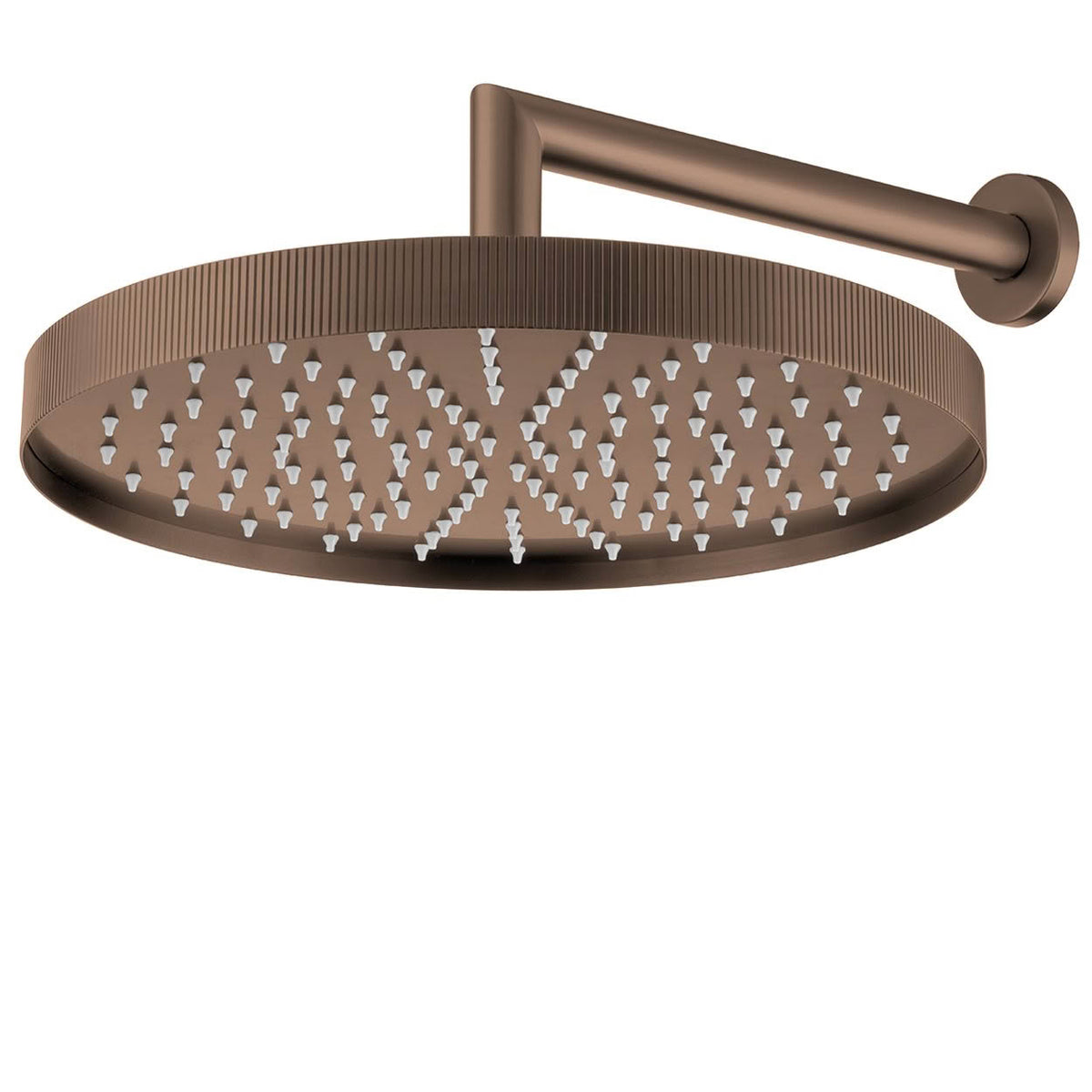 Voda Onyx Shower Drencher - Wall Mount - Brushed Bronze