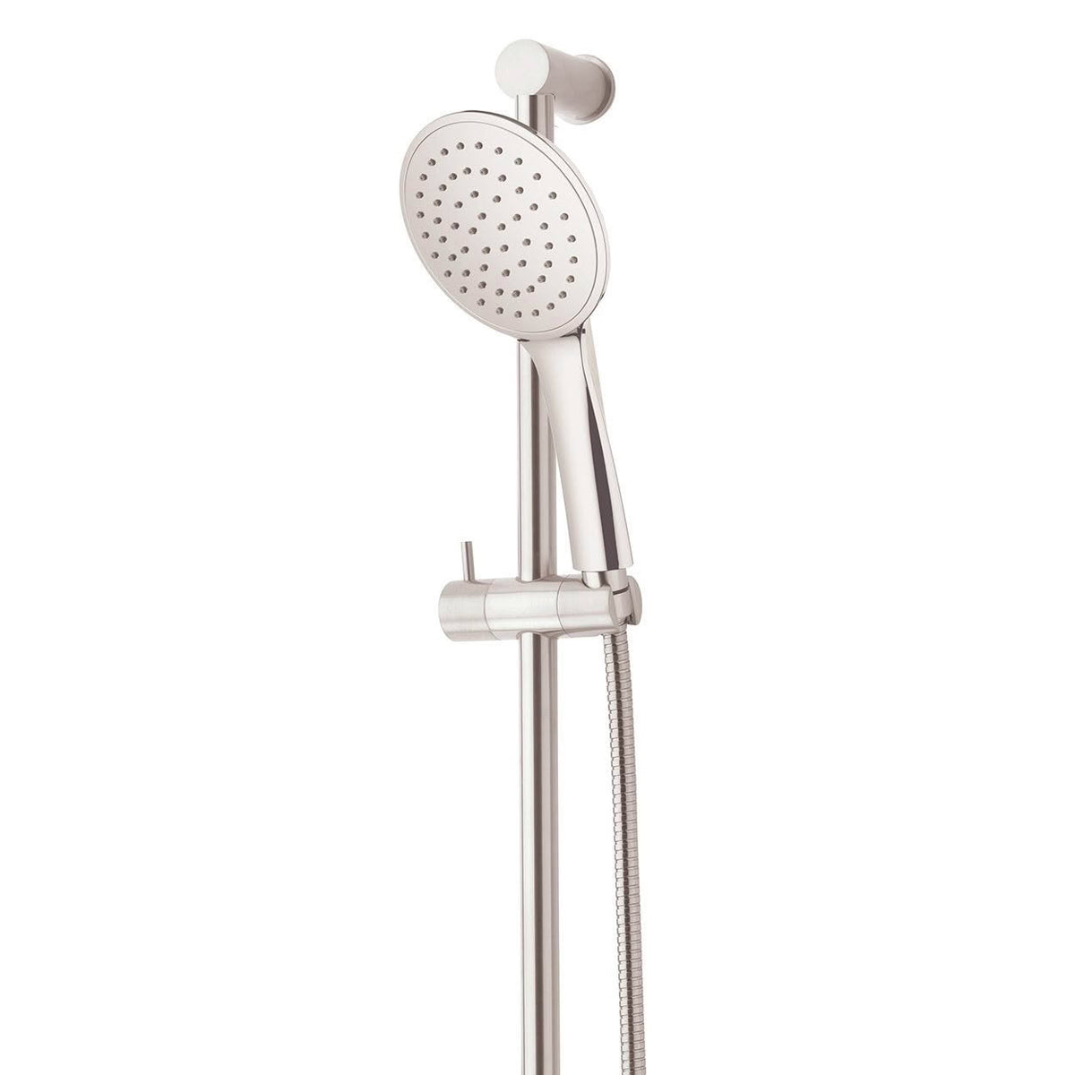 Voda Storm Slide Shower Round Handpiece Brushed Stainless