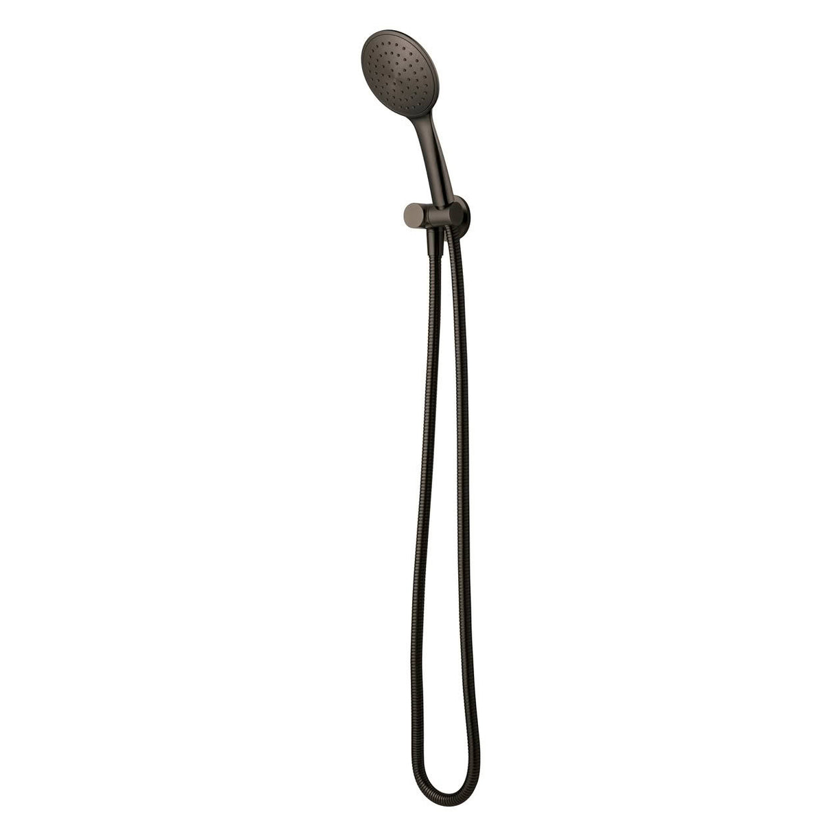 Voda Storm Wall Mounted Shower Kit Round Handpiece Brushed Black
