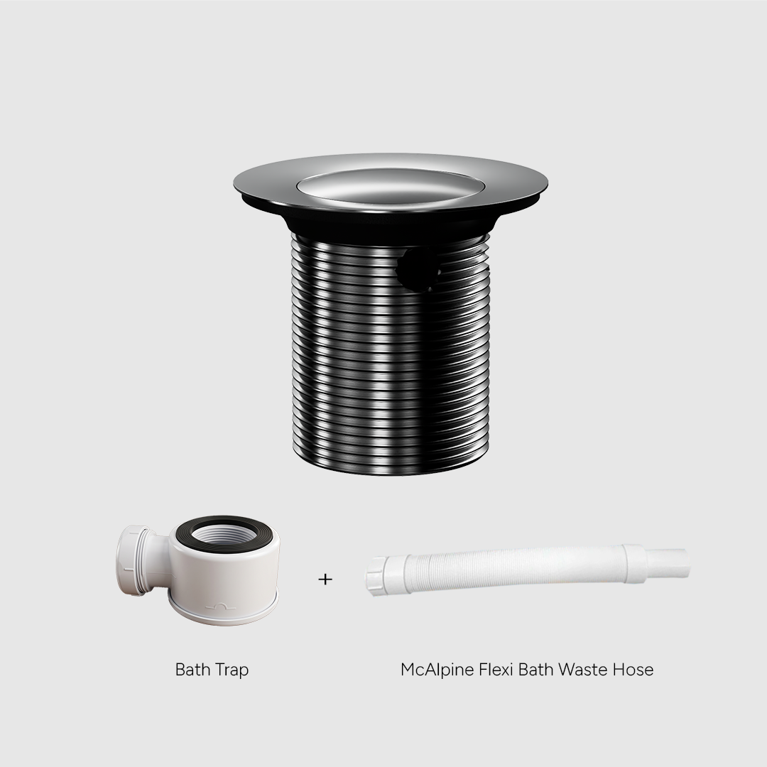Versa Pop Up Bath Waste Kit 40mm | Overflow