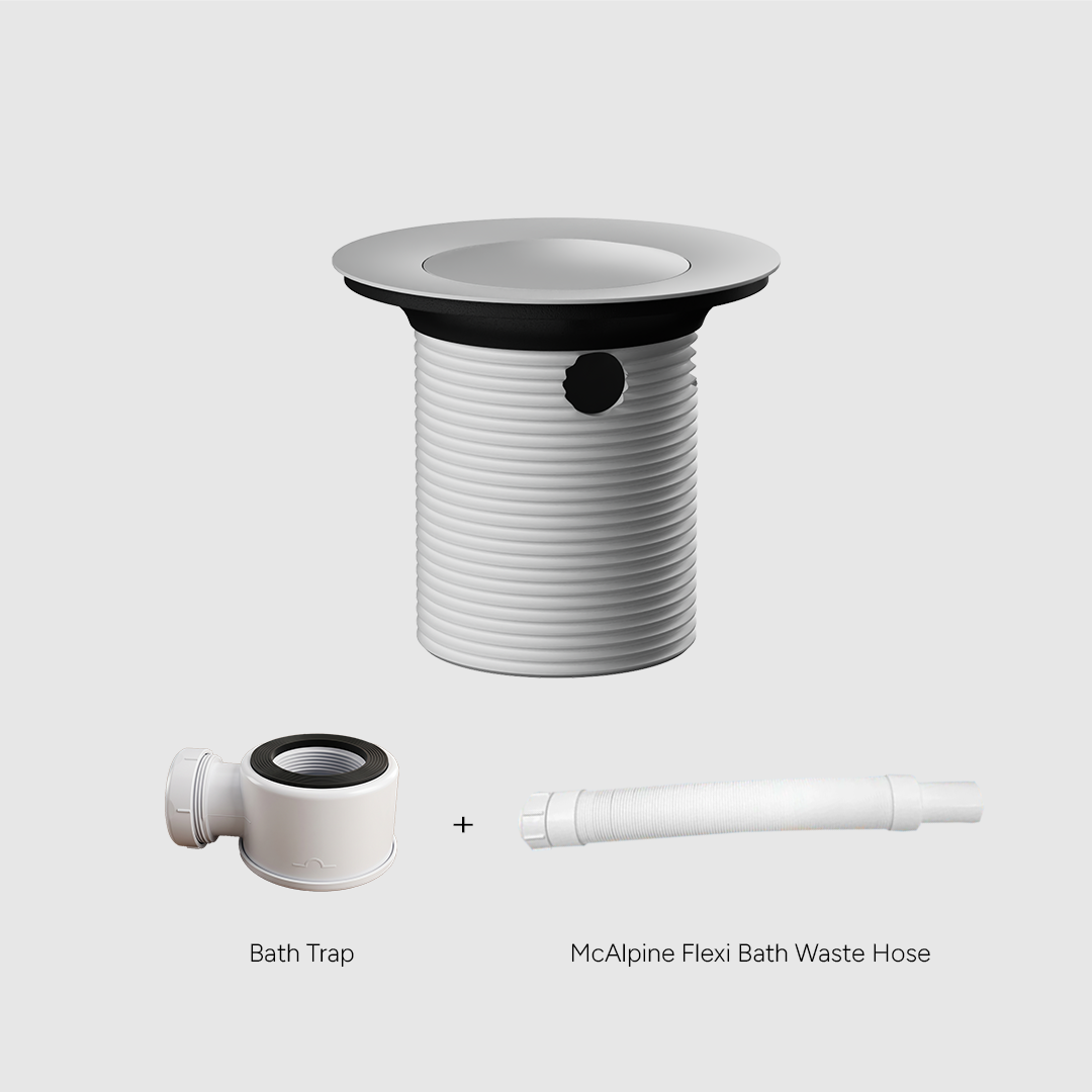 Versa Pop Up Bath Waste Kit 40mm | Overflow