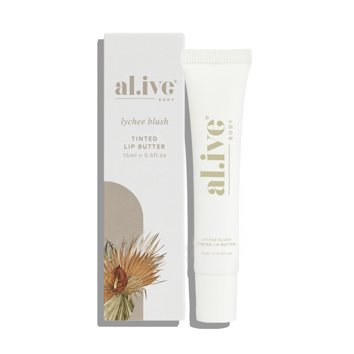 al.ive body Tinted Lip Butter Lychee Blush
