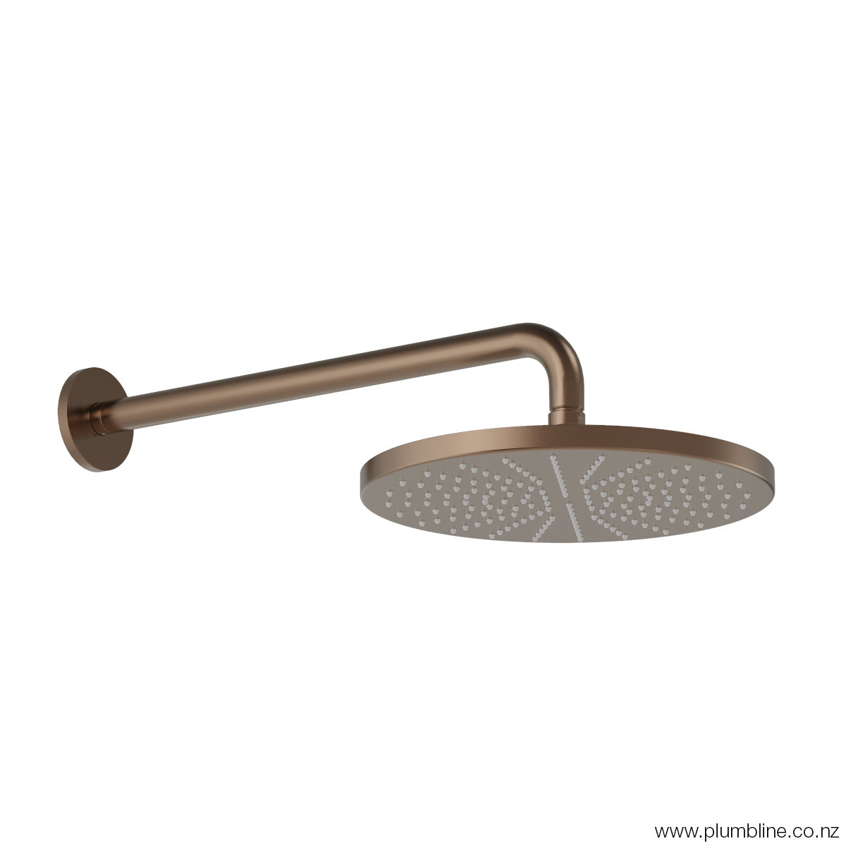 Plumbline Buddy 250mm Wall Mount Rainhead