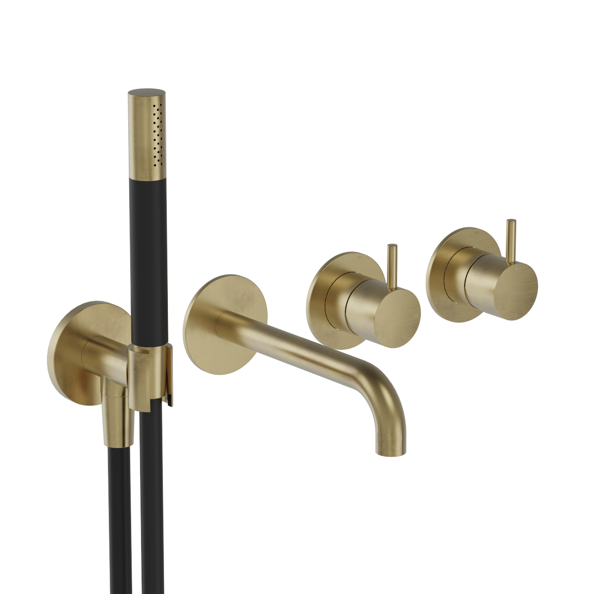 Plumbline Buddy Wall Mount Bath/Shower Set