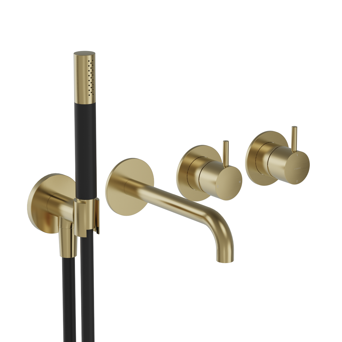 Plumbline Buddy Wall Mount Bath/Shower Set