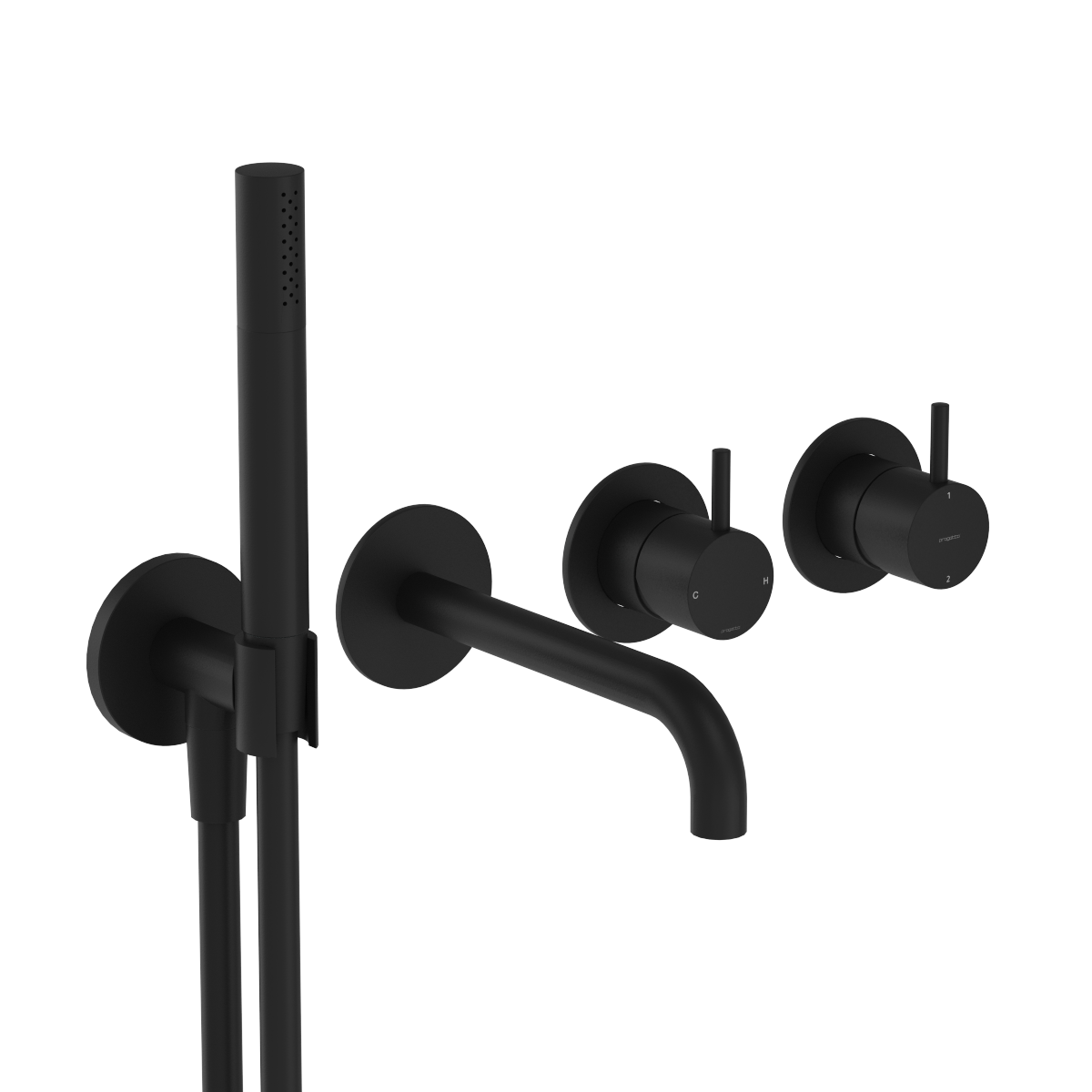 Plumbline Buddy Wall Mount Bath/Shower Set