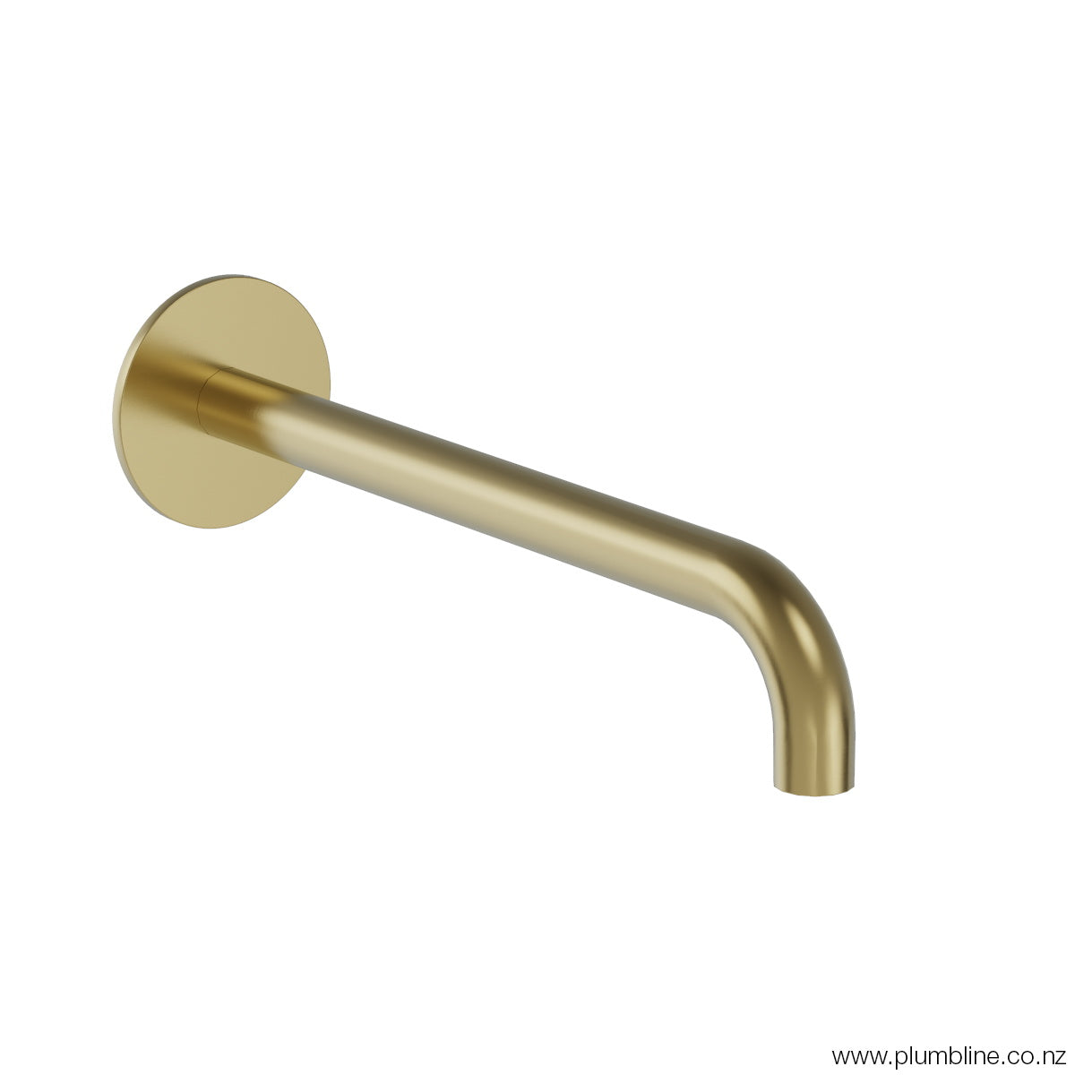 Plumbline Buddy Wall Mount Bath Spout 250mm