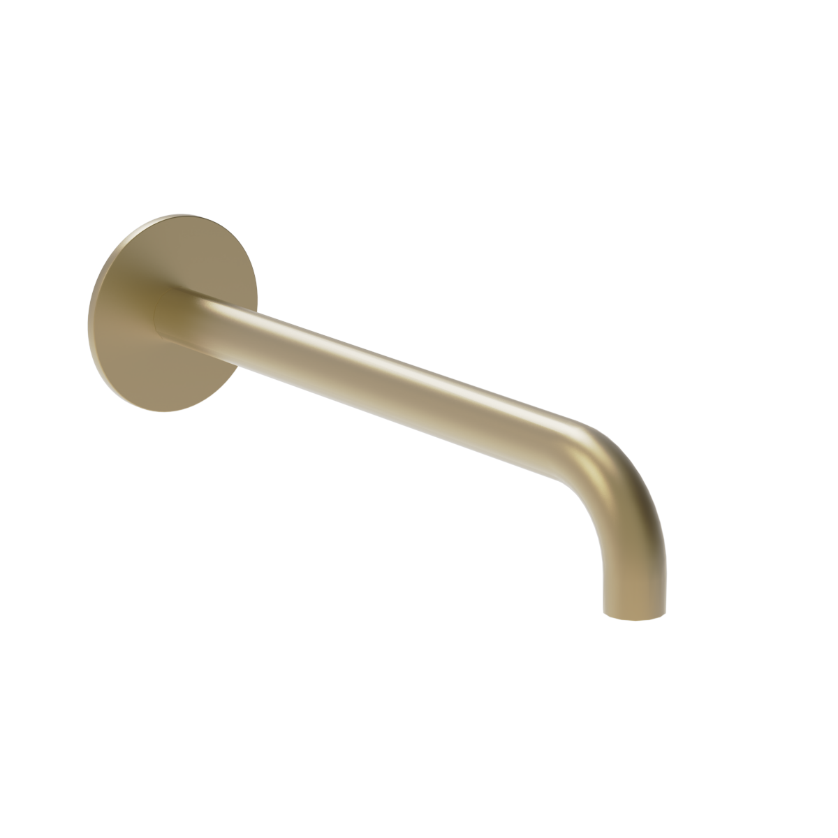 Plumbline Buddy Wall Mount Bath Spout 250mm