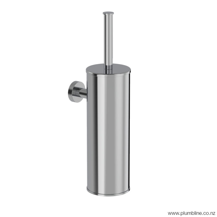 Plumbline Buddy Wall Mount Toilet Brush Chrome