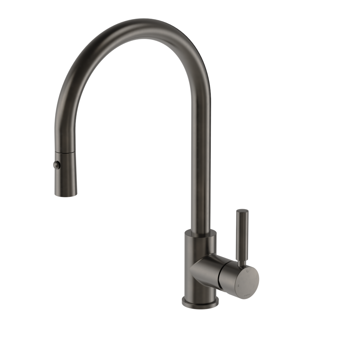 Plumbline Buddy Pro Kitchen Mixer Round Spout With Pull Out Spray