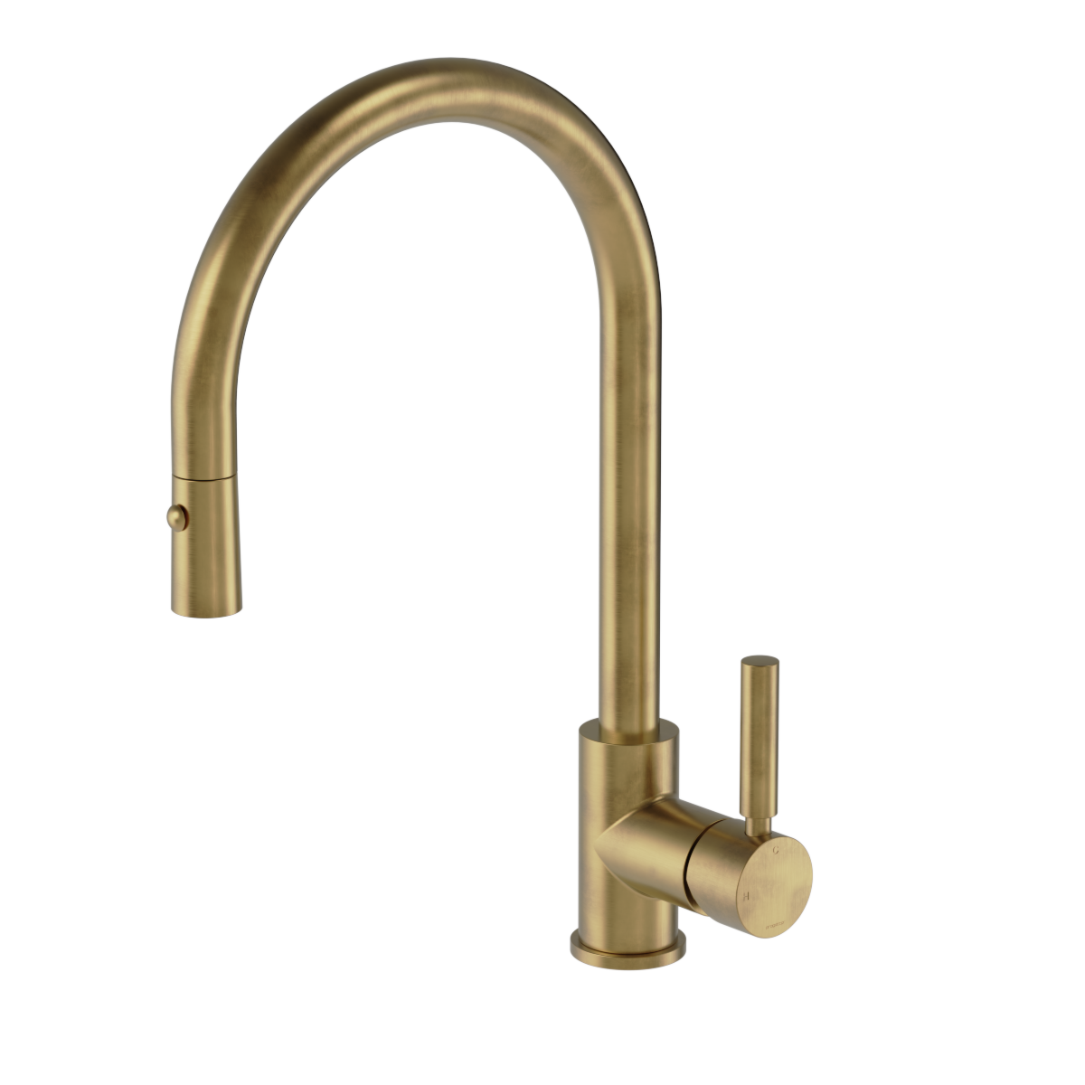Plumbline Buddy Pro Kitchen Mixer Round Spout With Pull Out Spray