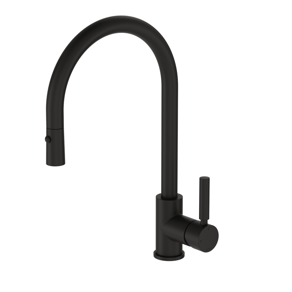 Plumbline Buddy Pro Kitchen Mixer Round Spout With Pull Out Spray