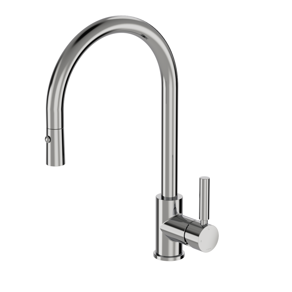 Plumbline Buddy Pro Kitchen Mixer Round Spout With Pull Out Spray