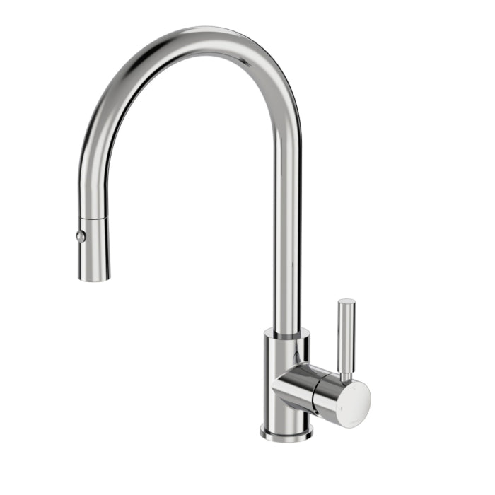 Plumbline Buddy Pro Kitchen Mixer Round Spout With Pull Out Spray