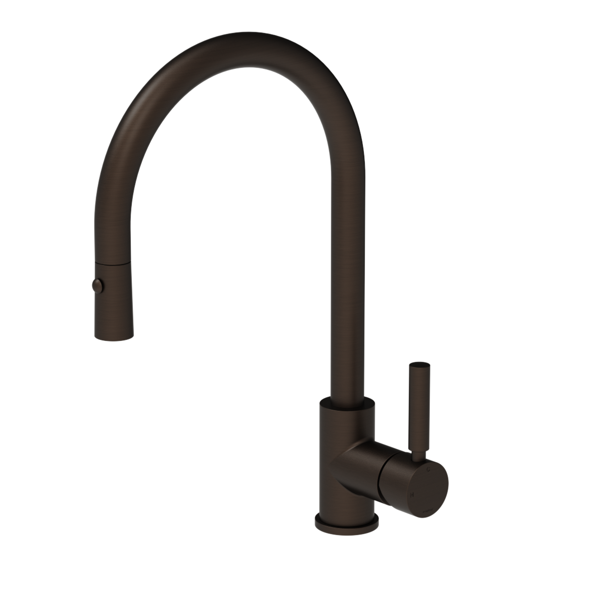 Plumbline Buddy Pro Kitchen Mixer Round Spout With Pull Out Spray