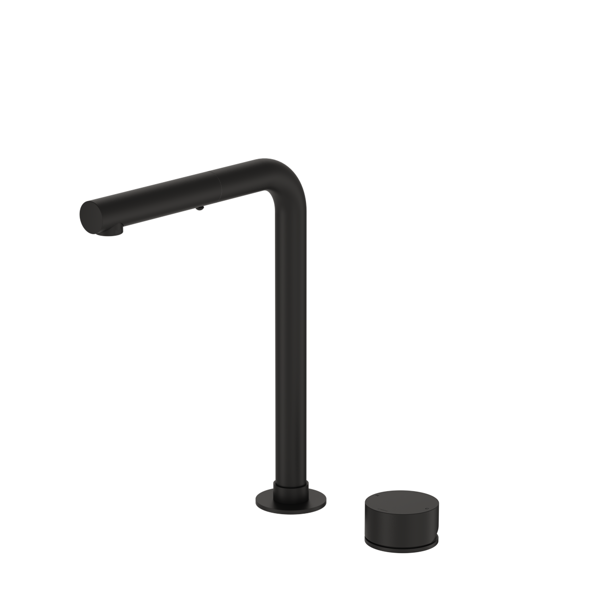Plumbline Buddy Zero 2 Hole Kitchen Mixer Straight Spout With Pull Out Spray