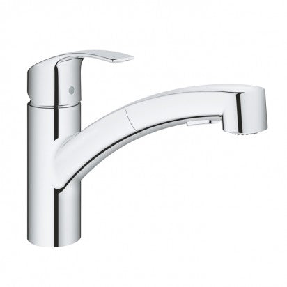grohe-eurosmart-pull-out-kitchen-mixer-chrome