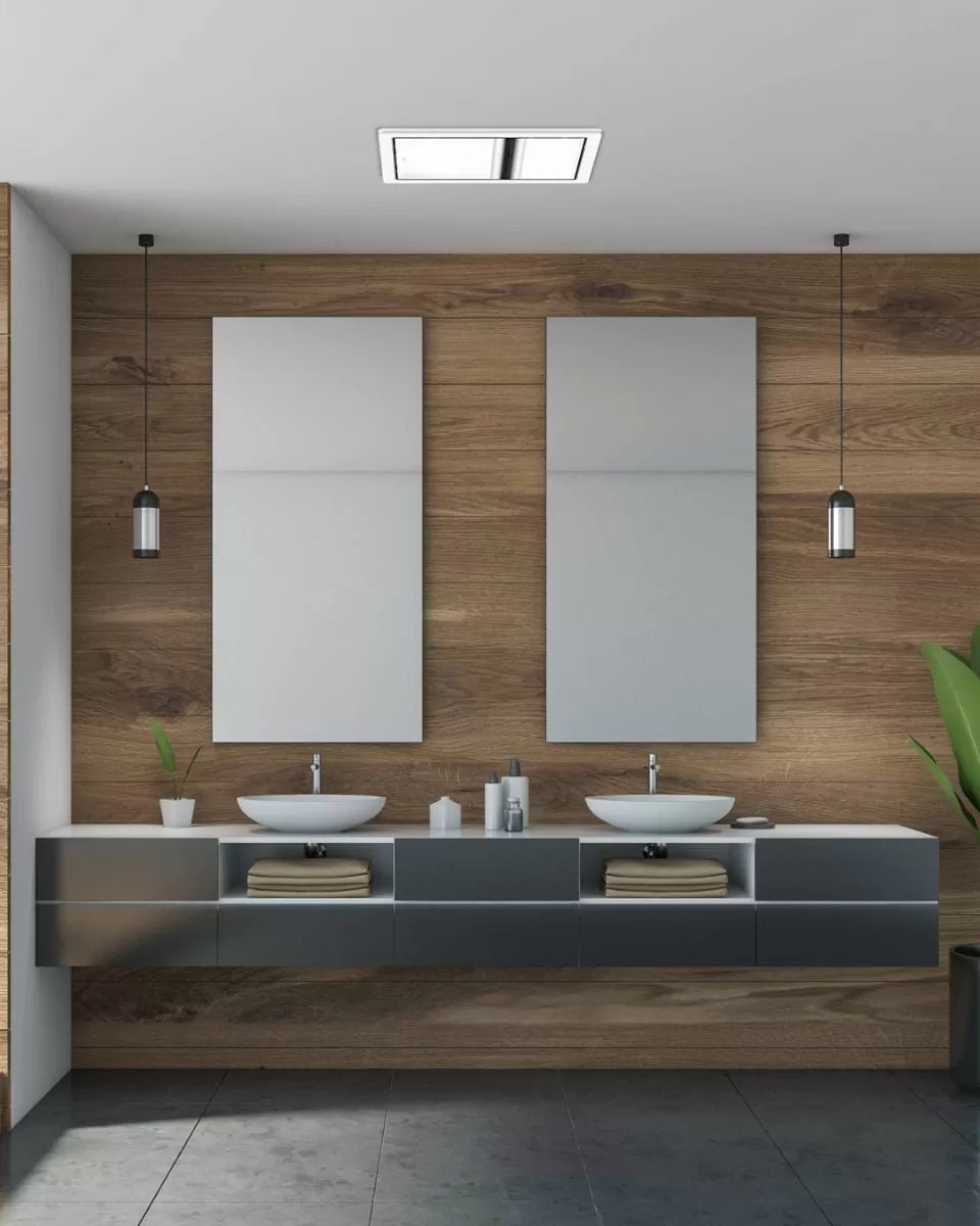 TASTIC LUMINATE ESSENTIAL IN BATHROOM HEATER, EXHAUST FAN