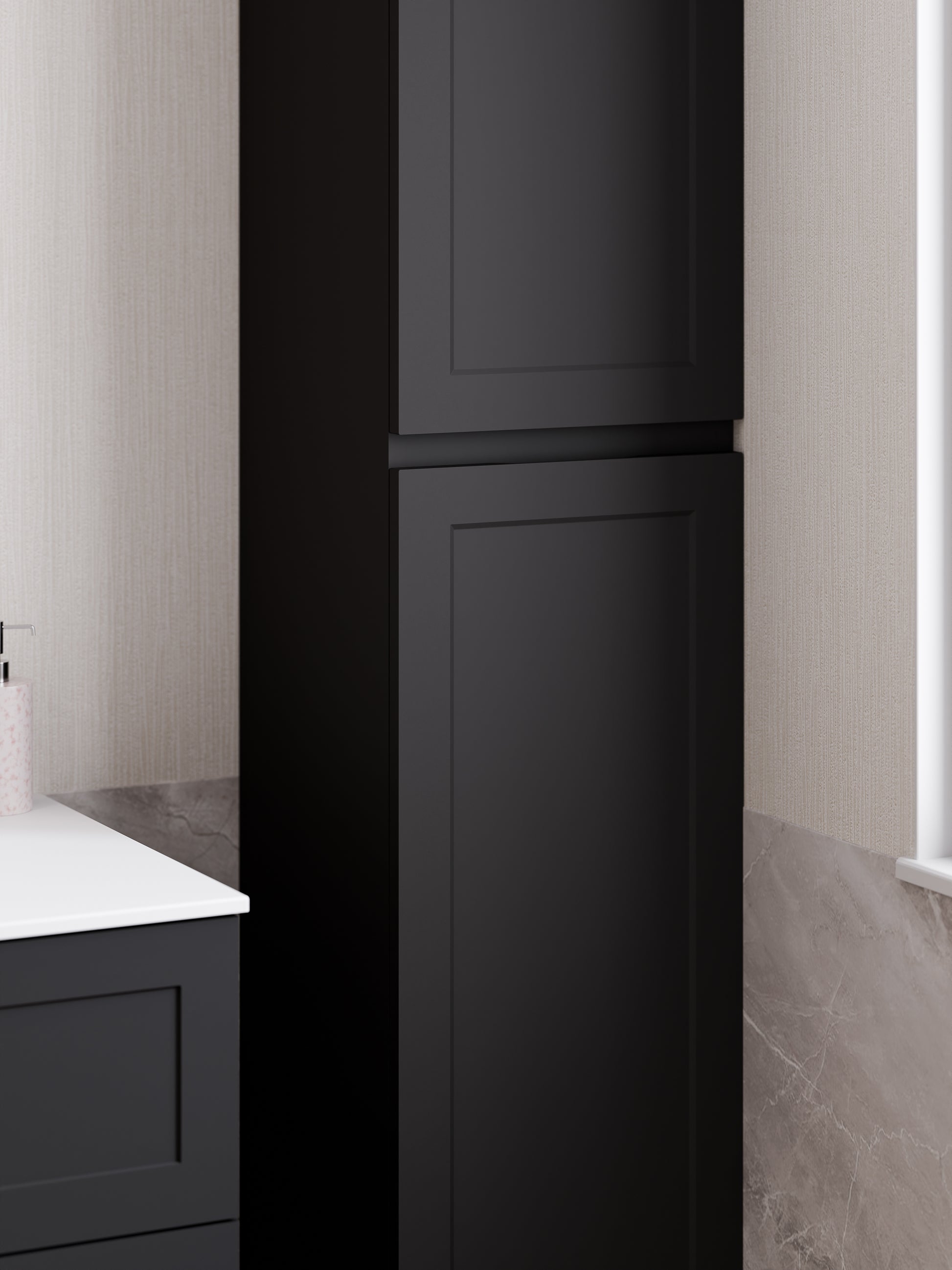 lineare-loft-tower-cabinet-matte-black