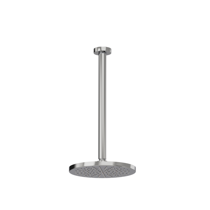 Plumbline Buddy 200mm Ceiling Mount Rainhead With 300mm Arm