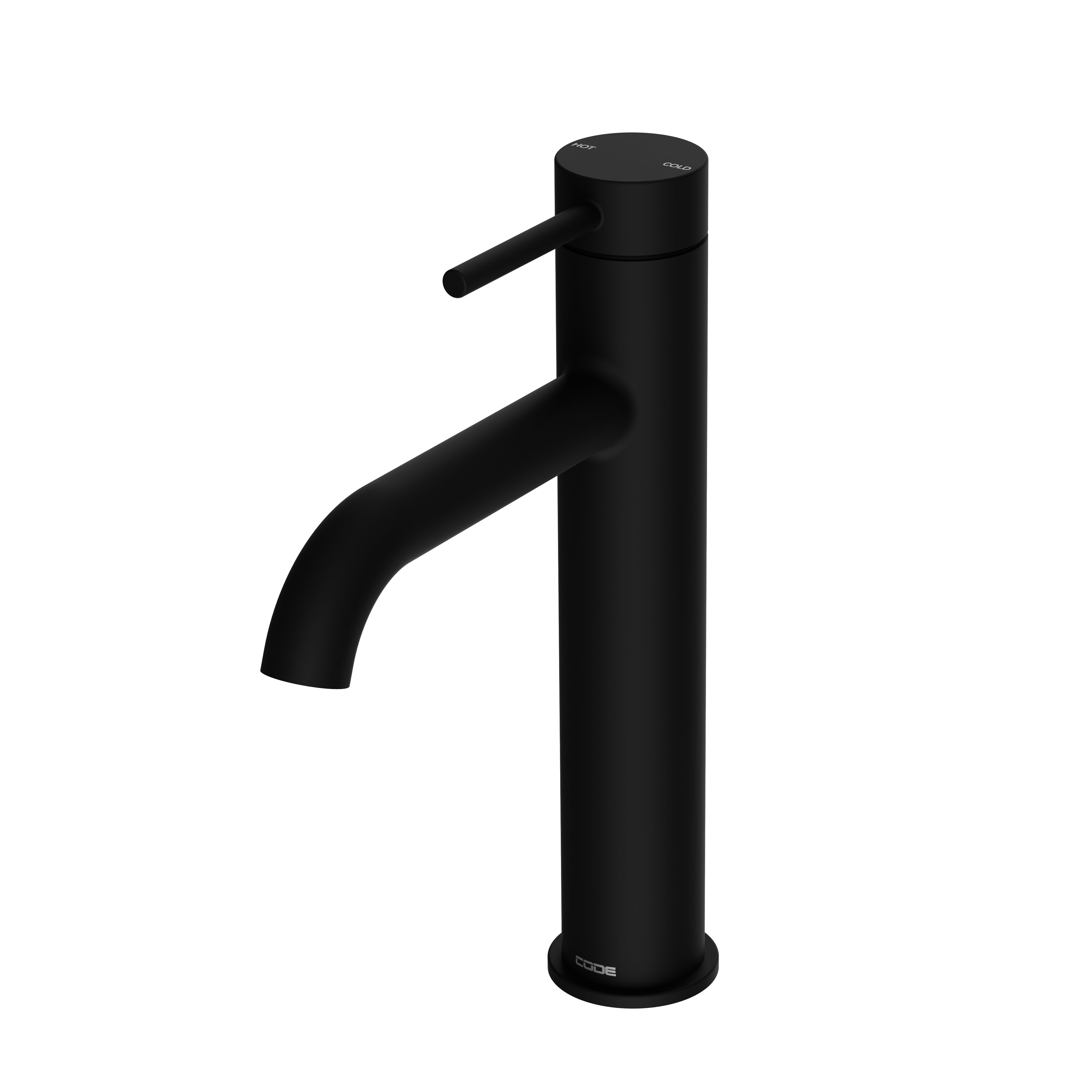 code-nature-mid-height-basin-mixer-matte-black