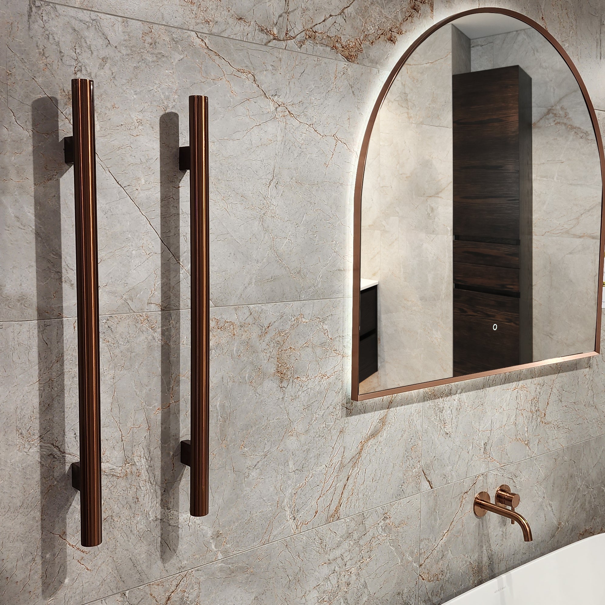 code-nature-vertical-heated-towel-rail-brushed-copper