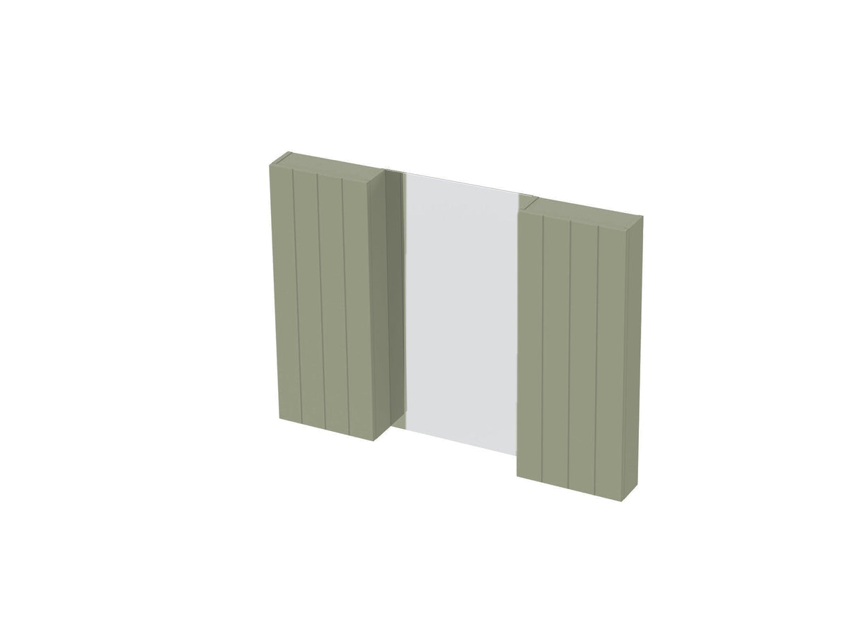 St Michel Savoy 1200 Double Door Mirror Cabinet