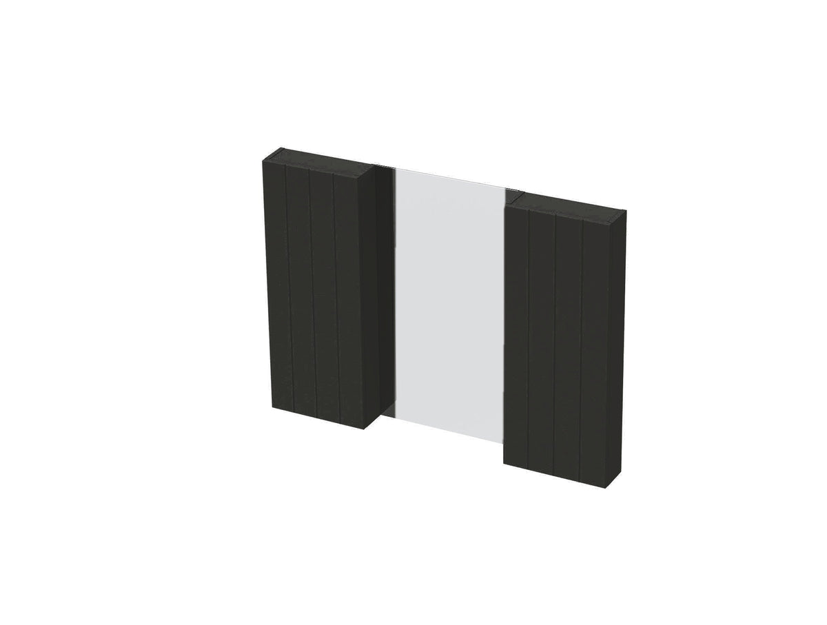 St Michel Savoy 1200 Double Door Mirror Cabinet