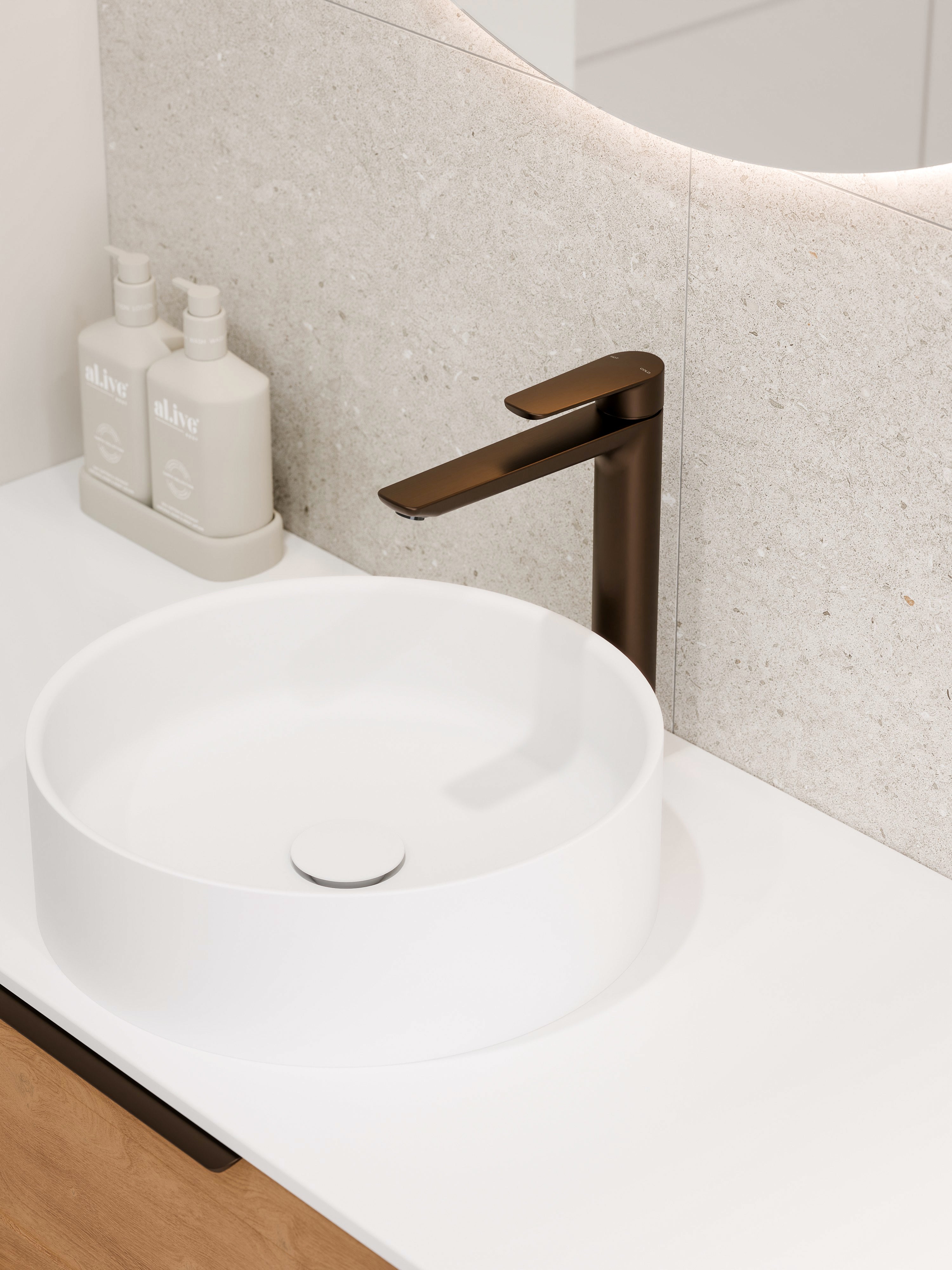 CODE LINEARE TALL BASIN MIXER RANGE