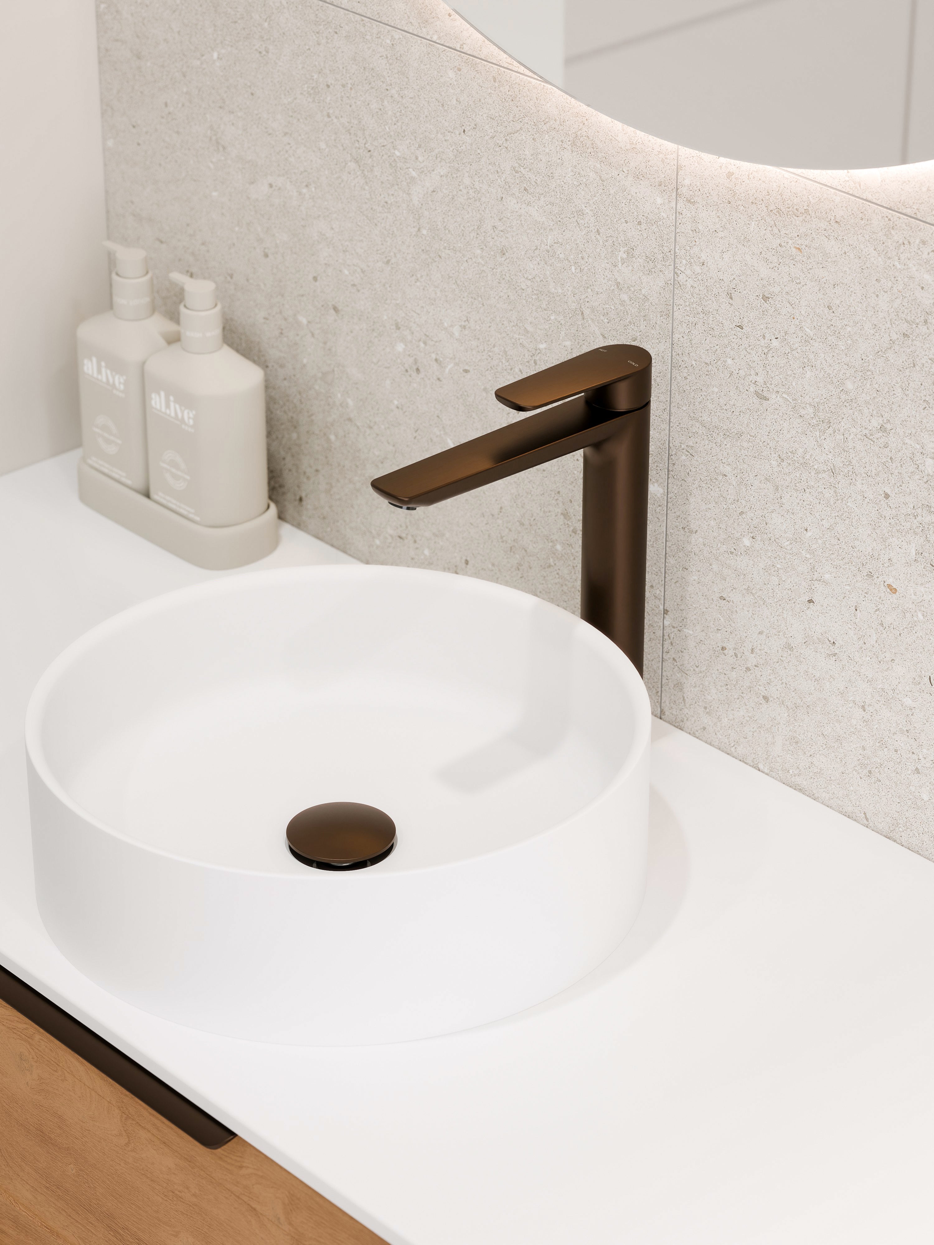 CODE 32MM BASIN POP UP WASTES - 8 COLOURS