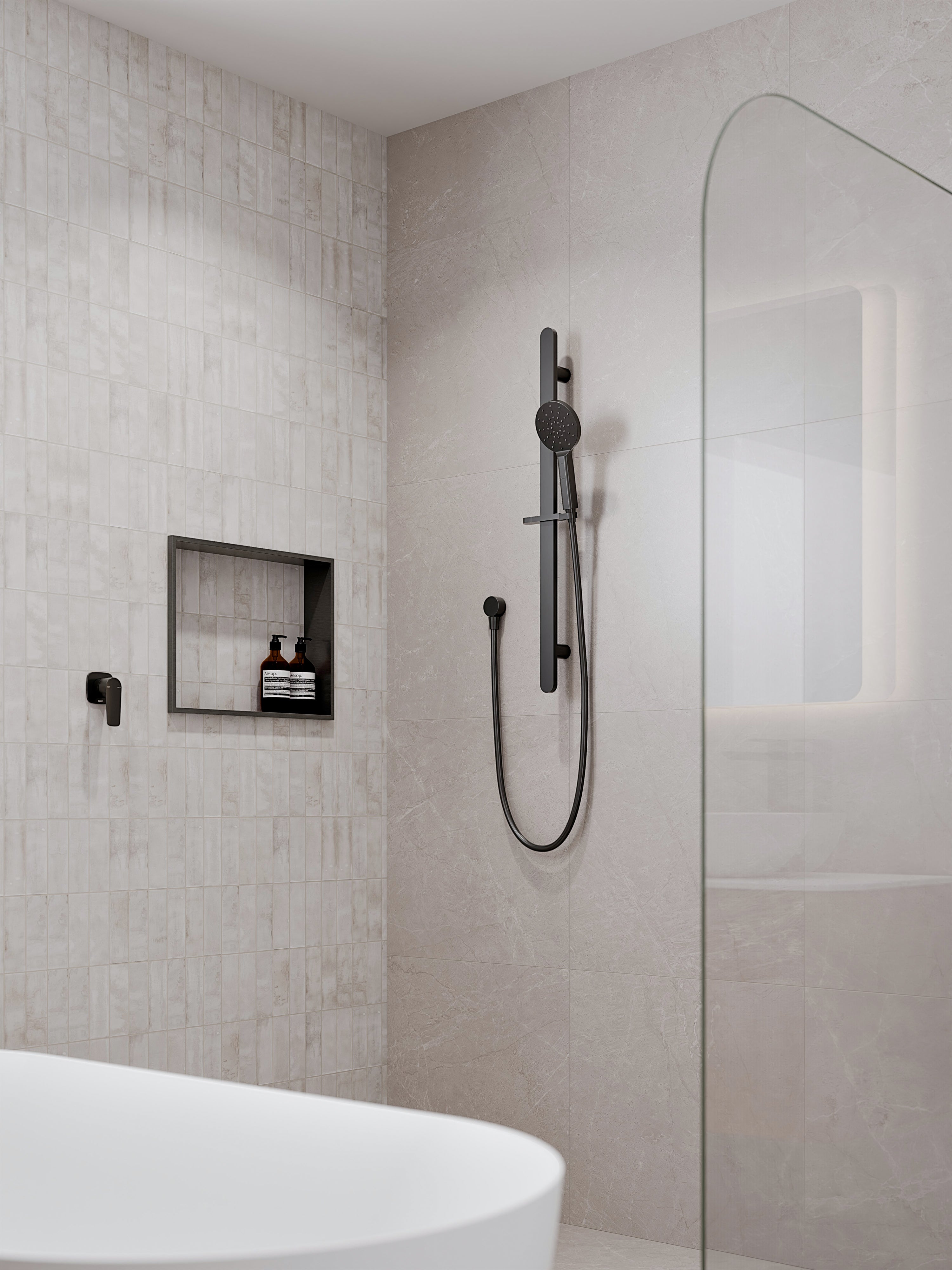 lineare-slide-shower-gunmetal