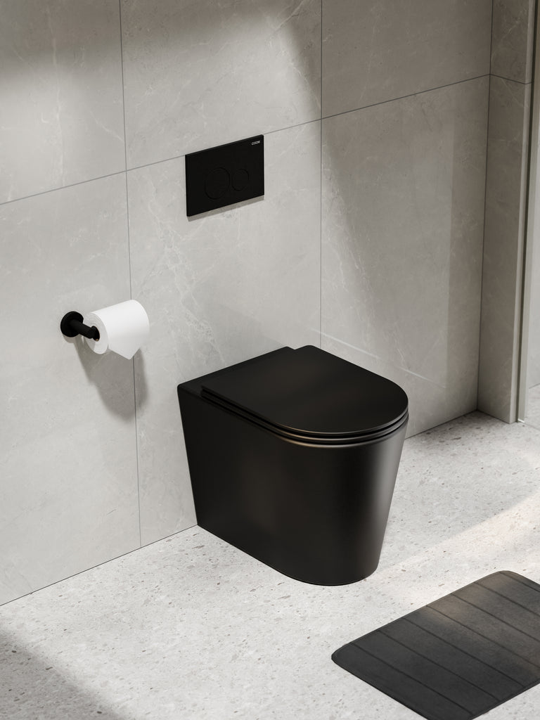 pure-typhoon-in-wall-cistern-toilet-suite-matte-black-toilet-with-black-flush-panel-in-bathroom-setting