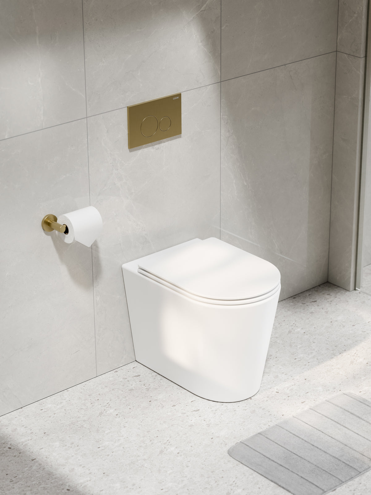 Pure Code Roaster Code Pure Typhoon Inwall Toilet Suite | Brushed Brass Button – Elite ...