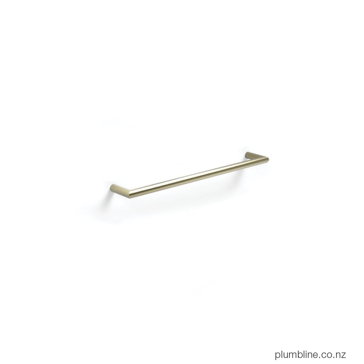 Plumbline Buddy 650 Heated Towel Rail in Brushed Brass Organic finish