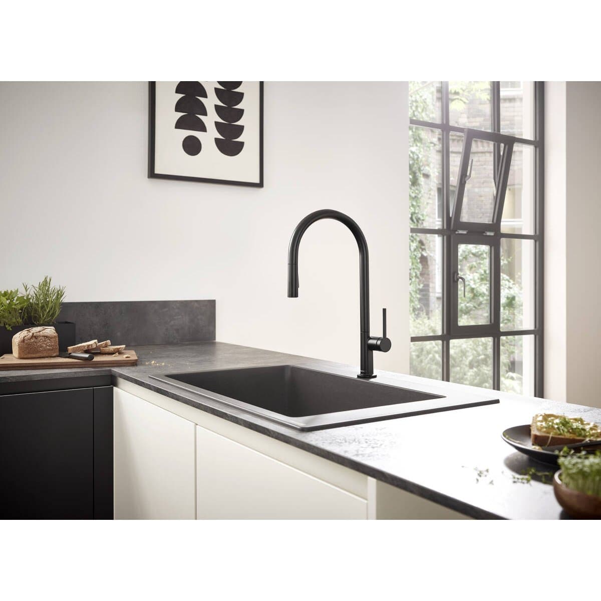 hansgrohe-focus-m54-matte-black-kitchen-mixer-in-kitchen-instu