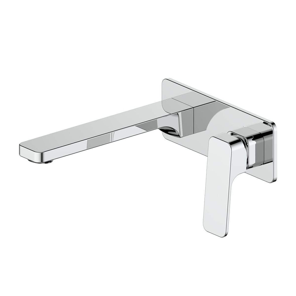 GREENS SWEPT WALL BASIN MIXER W/PLATE