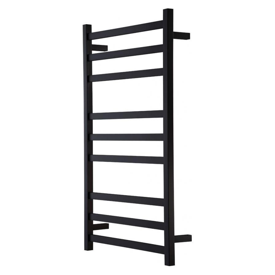 HEIRLOOM STUDIO 1 NOIR HEATED TOWEL LADDER 1025X600MM BLACK