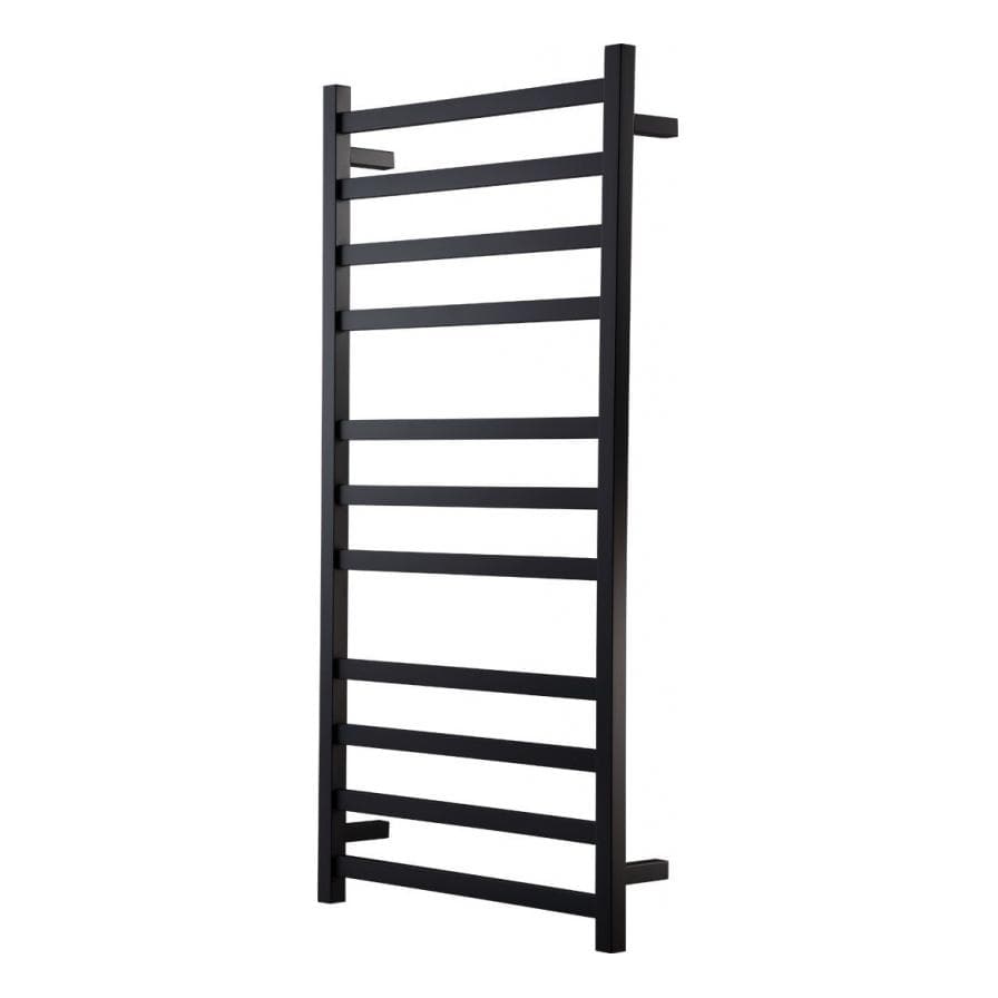 HEIRLOOM STUDIO 1 NOIR HEATED TOWEL LADDER 1220X600MM BLACK