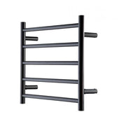 HEIRLOOM GENESIS NERO HEATED TOWEL LADDER 510X600MM BLACK