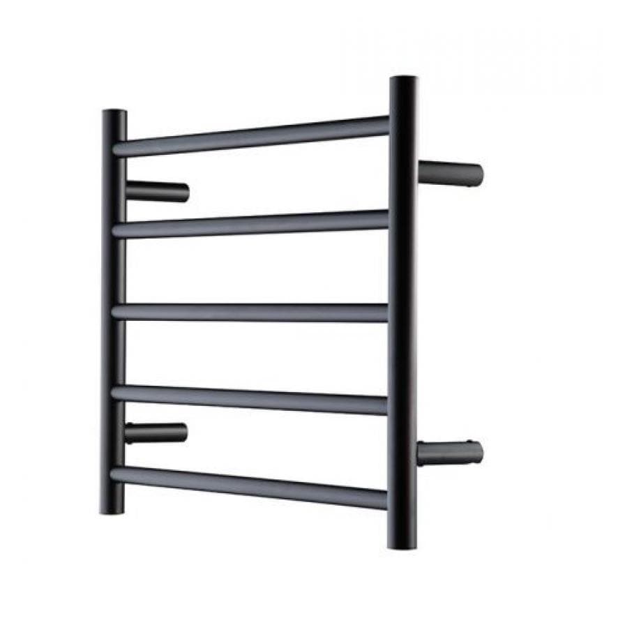 HEIRLOOM GENESIS NERO HEATED TOWEL LADDER 510X600MM BLACK