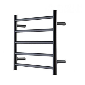 HEIRLOOM GENESIS NERO HEATED TOWEL LADDER 510X600MM BLACK