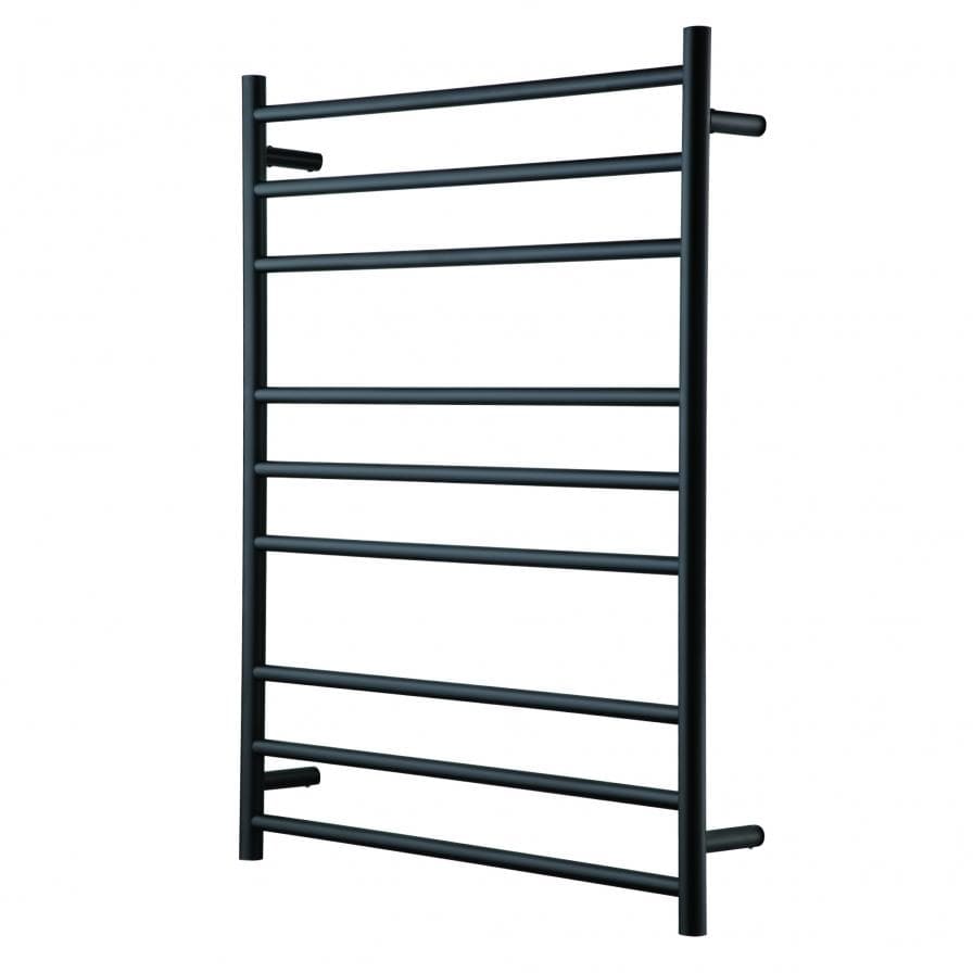 HEIRLOOM GENESIS NERO HEATED TOWEL LADDER 1025X800MM BLACK