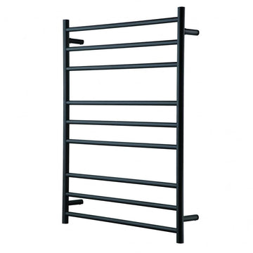 HEIRLOOM GENESIS NERO HEATED TOWEL LADDER 1025X800MM BLACK