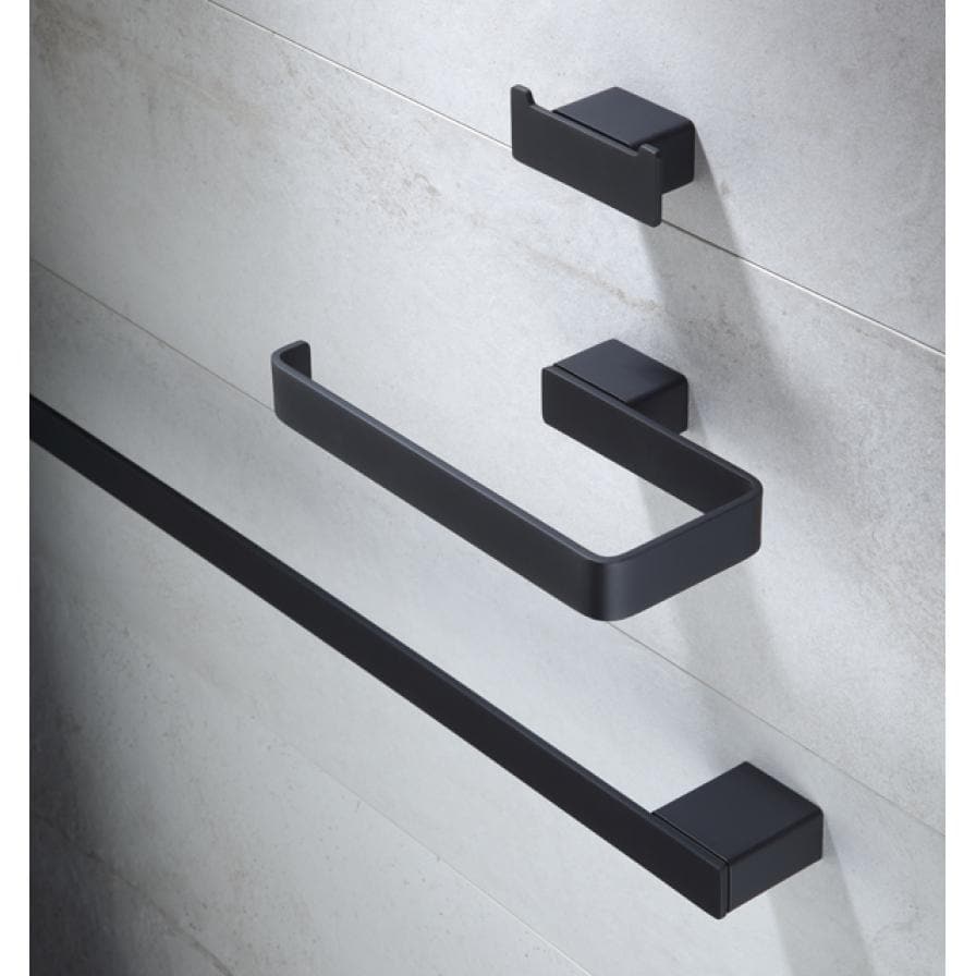 HEIRLOOM STUDIO 1 TOWEL RAIL 600MM BLACK