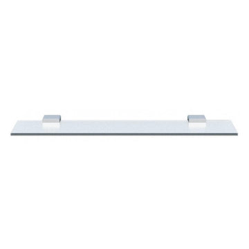 HEIRLOOM STUDIO 1 GLASS SHELF CHROME
